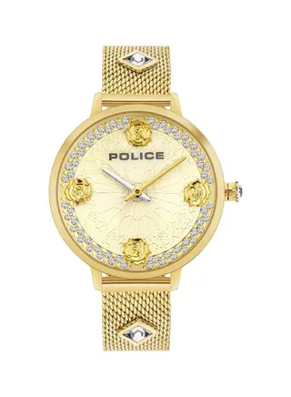 Women's Socotra Round Shape Stainless Steel Analog Wrist Watch 42 mm - Gold - P 16031MSG-22MM 