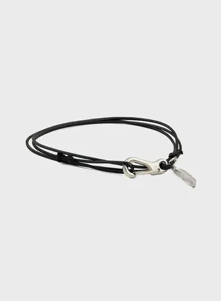 Feather Charm Wrap Around Bracelet