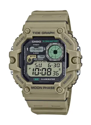Digital Resin Band Watch WS-1700H-5AVDF 