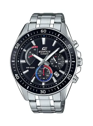 Men's Edifice Chronograph Watch EFR-552D-1A3VUDF - 47 mm - Silver 