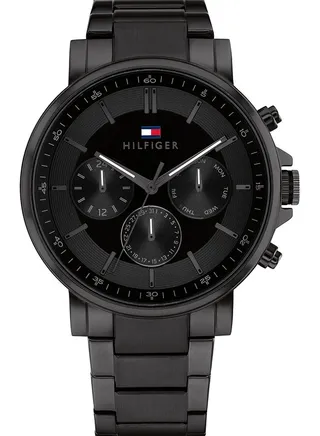 Men's Analog Round Shape Stainless Steel Wrist Watch 1710590 - 44 Mm 