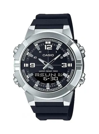Men's Rubber Analog Watch AMW-870-1AVDF 