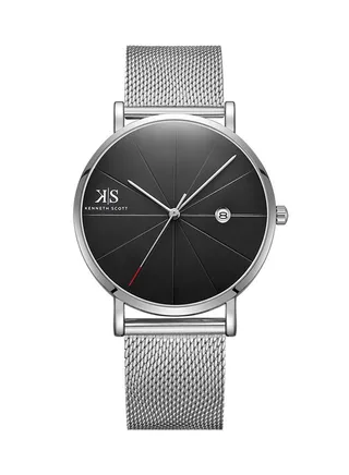 Stainless Steel Analog Wrist Watch K22013-SMSB 