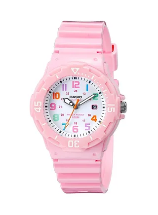 Girls' Resin Analog Watch LRW-200H-4B2 - 34 mm - Pink 