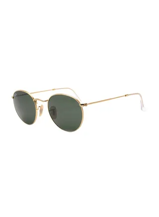 Men's Full Rim Round Sunglasses - RB3447-001-50 - Lens Size: 50 mm - Gold 