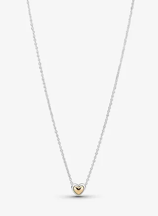 Pandora Women's Heart shaped Pendant Classic Fashion 925 Silver Alloy Necklace 399399C00-45 