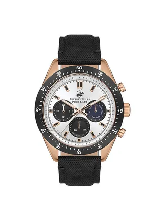 Men's Chronograph Round Shape Leather Wrist Watch BP3359X.431 - 46 mm 