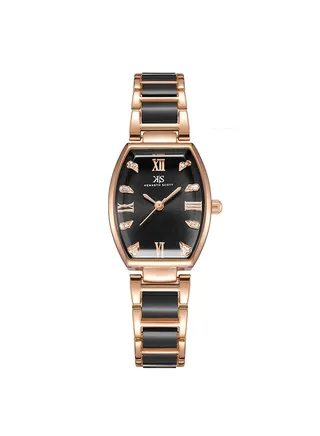 Women's Analog Rectangle Shape Ceramic Wrist Watch K23520-RCBB - 24 Mm 