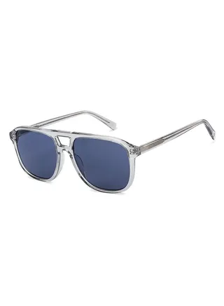 JJ Tints Full Rim Square Frame Polarized & UV Protected Sunglasses JJ S12957 - 54mm - Transparent 