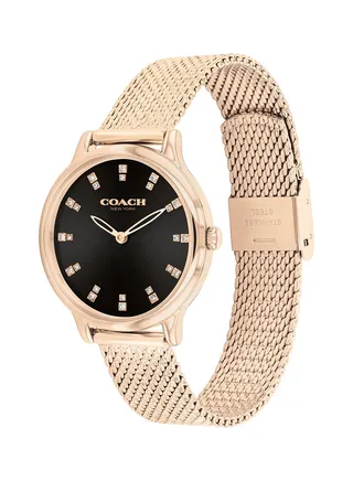 Women's Analog Round Shape Stainless Steel Wrist Watch 14504217 - 32 Mm 