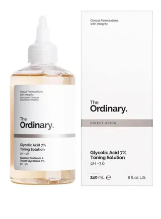Glycolic Acid Toning Solution 7% Clear 240ml 