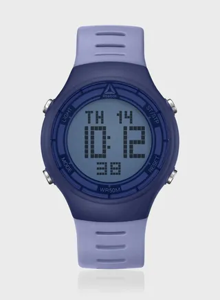 Run Time Silicone Strap Watch