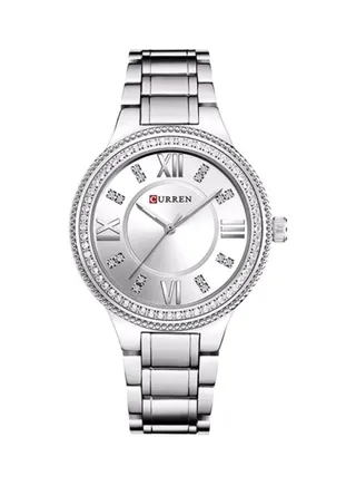 Women's Water Resistant Analog Watch 9004 - 30 mm - Silver 