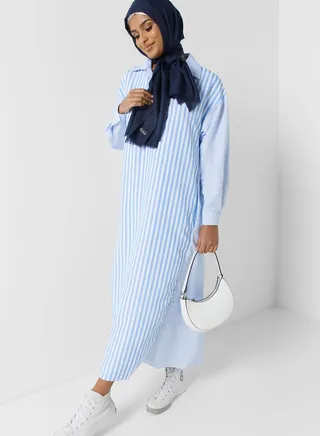 Stripe Colorblock Dress