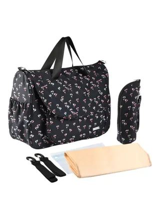 Waterproof Multi-Function Baby Diaper Bag with Changing Pad Insulation, Stroller Hanging Strap Storage 