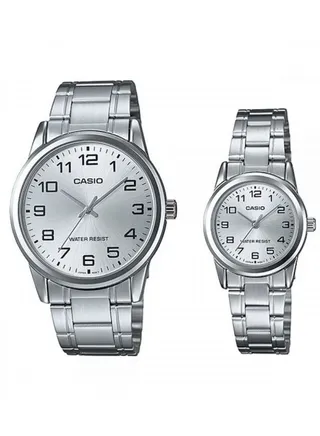 Casio Pair Watch For Men & Women MTP/LTP-V001D-7BUDF 
