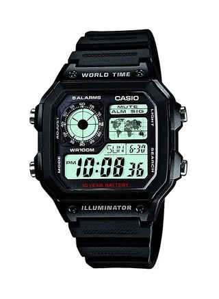 Boys' Youth Series Quartz Digital Watch AE-1200WH-1BVDF - 45 mm - Black 