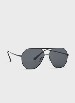 Polarized Heptagonal Sunglasses