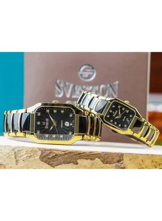 Sveston Couples Two Tone Quartz Watch SV 7424 