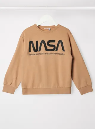 Kids Nasa Long Sleeve Sweatshirt 