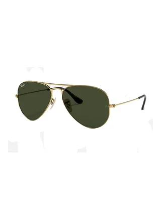 Men's Full Rim Aviator Havana Collection Sunglasses - 0RB302518162 