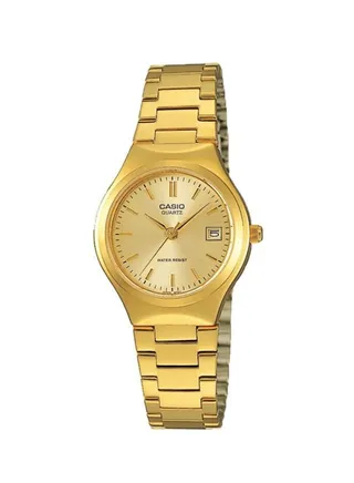 Women's Water Resistant Stainless Steel Analog Watch LTP-1170N-9ADF - 26 mm - Gold 