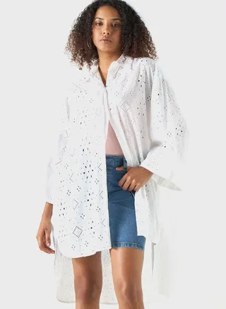 Oversized Button Down Shirt 