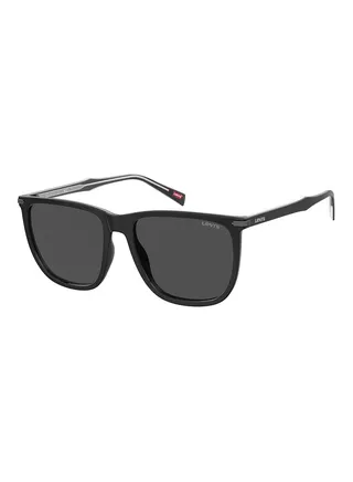 Men's UV Protection Semi-Oval Sunglasses - Lv 5020/S Black 57 - Lens Size: 57 Mm 