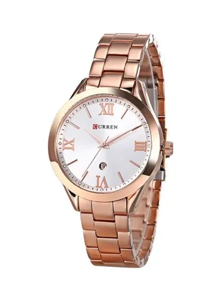 Women's Water Resistant Analog Watch 9007 - 38 mm - Rose Gold 