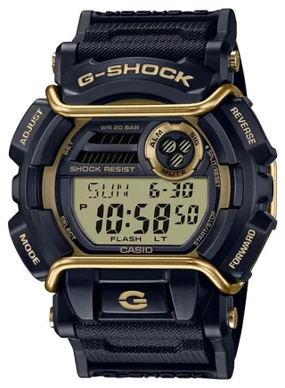 G-Shock Men's Watch GD-400GB-1B2 Digital Sporty Design Black and Gold Color 