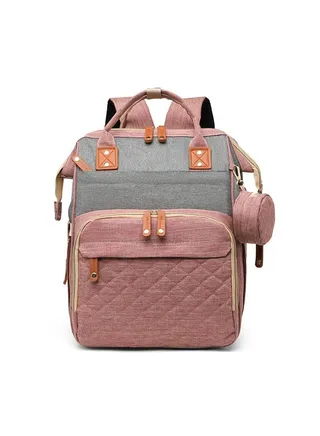 Stylish Multi-Functional Waterproof Baby Large Capacity Durable Travel Diaper Bag 