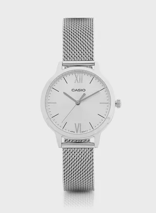Steel Strap Analog Watch