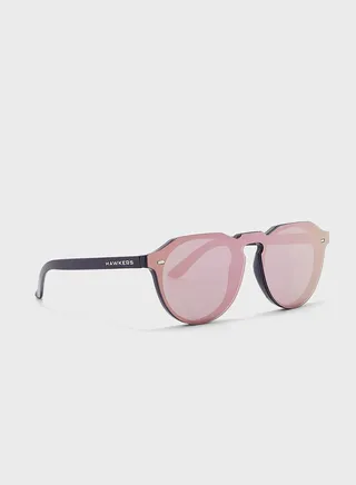 Rose Gold Warwick Venm Hybrid Wayfarer Sunglasses