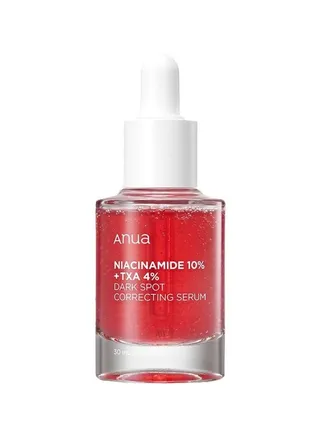 Anua 10% Niacinamide+ 4% Tranexamic Acid Serum, Ceramide, Hyaluronic Acid, Vitamin B12 natural color, for Sensitive skin, Korean Glass Skin, Fragrance-Free (30ml /1.01 fl.oz.) 