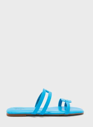 Double Strap Flat Sandals
