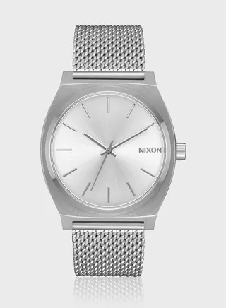 Time Teller Milanese All Silver Watch 