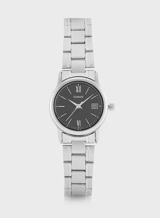 Steel Strap Analog Watch