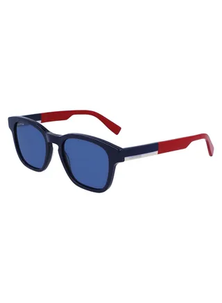 Full Rim Acetate Rectangle Lacoste Suns L986S 5220 (410) Blue Navy 