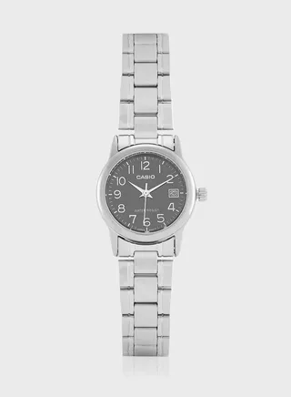 Steel Strap Analog Watch