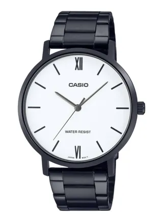 Casio Water Resistant Analog Quartz Stainless Steel Watch - MTP-VT01B-7BUDF - 40mm 