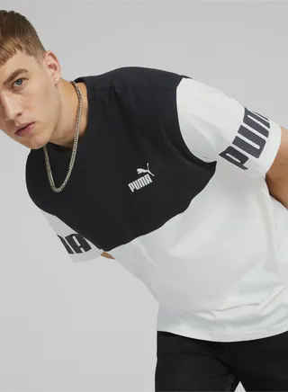 Power Colourblock Mens Shortsleeve T-shirt 
