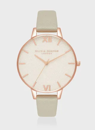 Glitter Dial Analog Watch