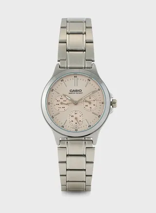 Steel Strap Analog Watch