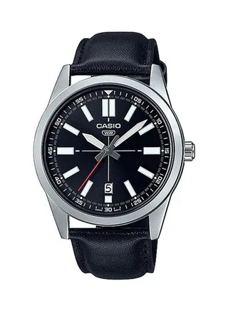 Men's Leather Analog Watch MTP-VD02L-1EUDF 