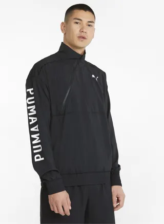 Logo Mens 1/2 Zip Training Jacket 