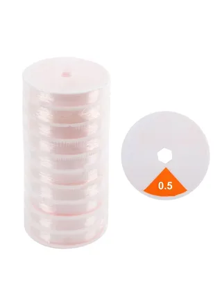 Set of 10 rolls Clear Elastic Thread For Jewelry Making Beading Craft Kit 