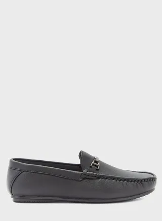 Trim Detail Casual Loafers