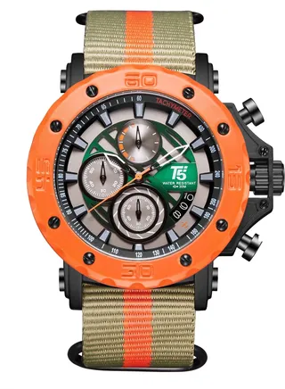 T5 Men's Chronograph nylon strap Watch 