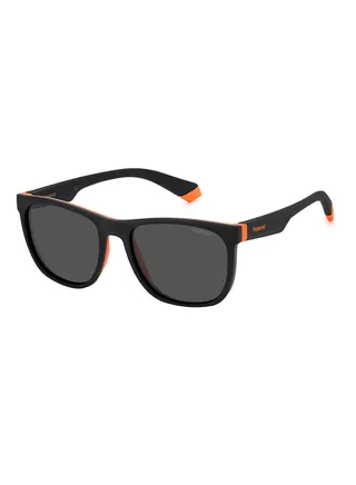 Square Sunglasses Pld 8049/S Blck Orng 49 