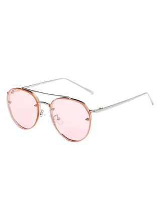 Full Rim Aviator Sunglasses 